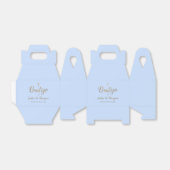 バウティゾブルー金ゴールドクロススペインのバプティスボーイ フェイバーボックス (折り畳みなし)