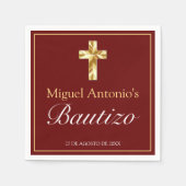 バウティゾベベニニニノクルスボルゴニャオロ スタンダードカクテルナプキン (正面)