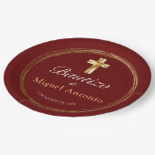 バウティゾベベニニニョクルスデオロイボルゴニョ ペーパープレート (アングル)