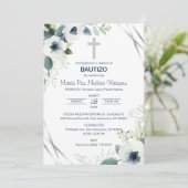 バウティゾ侵略男子と女子かわいいバプテスマ 招待状 (スタンド正面)