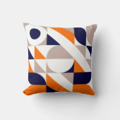 バウハインスパイアウス幾何学的パターン装飾用クッション クッション (正面)