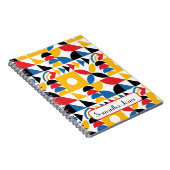 バウハインスパイアスコンテンポラリーミッド・センチュリー ノートブック (右側)