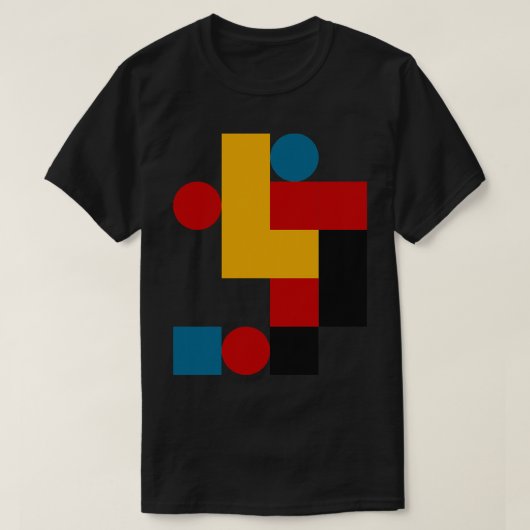 バウハインスパイアスパターン2 Tシャツ (デザイン正面)