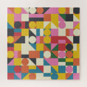バウハウスのアートワーク:抽象芸術幾何学的な構成 ジグソーパズル (横)