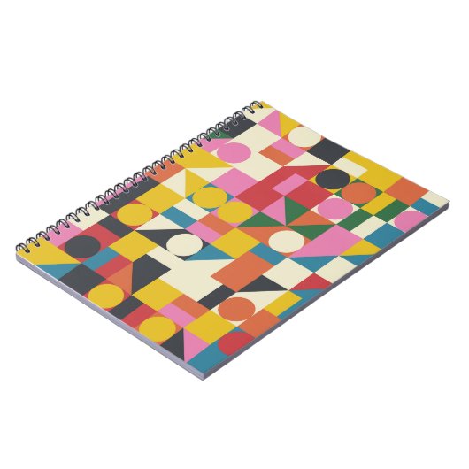 バウハウスのアートワーク:抽象芸術幾何学的な構成 ノートブック (左側)