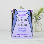 バウハウスのタキシード- LBV (披露宴) 招待状 (スタンド正面)