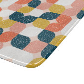 バウハウスのレトロの幾何学的なパターン カッティングボード (角)