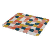 バウハウスのレトロの幾何学的なパターン カッティングボード (角)