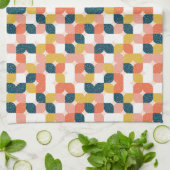 バウハウスのレトロの幾何学的なパターン キッチンタオル (折り畳み)