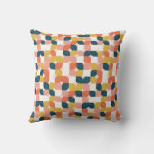 バウハウスのレトロの幾何学的なパターン クッション (裏面)