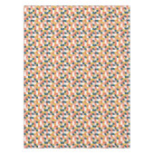 バウハウスのレトロの幾何学的なパターン テーブルクロス (正面)