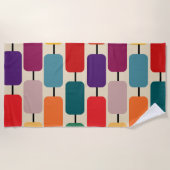 バウハウスアバカス ビーチタオル (正面)