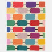 バウハウスアバカス  フリースブランケット (正面)