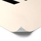 バウハウスアモダンートパープルサークルストライプズ ポスター (角)