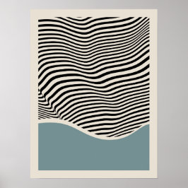 バウハウスアーキテクチャー |ライトブルーのポスター ポスター