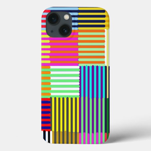 バウハウスインスパイアオプティクス Case-Mate iPhoneケース (裏面)