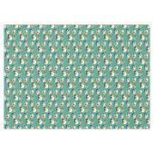 バウハウスインスパイアレトロコーヒー テーブルクロス (正面(横))