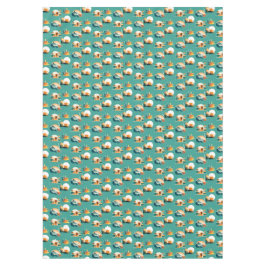 バウハウスインスパイアレトロコーヒー テーブルクロス