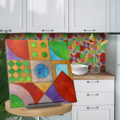 バウハウスウォーターカラー幾何学抽象芸術N4 タイル