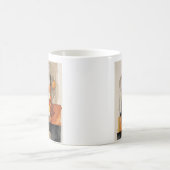 バウハウスウォーターカラー抽象芸術マグ コーヒーマグカップ (中央)