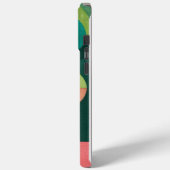 バウハウスウォーターカラー – 幾何グリーンフォンケース Case-Mate iPhoneケース (裏面 / 左)