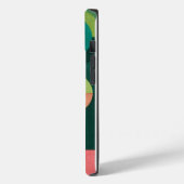 バウハウスウォーターカラー – 幾何グリーンフォンケース Case-Mate iPhoneケース (裏面 / 左)