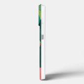 バウハウスウォーターカラー – 幾何グリーンフォンケース Case-Mate iPhoneケース (裏面 / 左)