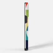 バウハウスウォーターカラー – 幾何グリーンフォンケース iPhoneケース (右側面)