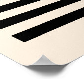 バウハウスオレンジレッドサン ポスター (角)