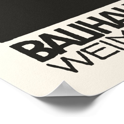 バウハウスオーステルン1923芸術的年モダン展 ポスター (角)