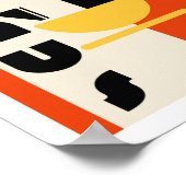 バウハウスキッチンコーヒーアートポスター ポスター (角)