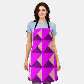 バウハウスキルト エプロン (着用した状態)