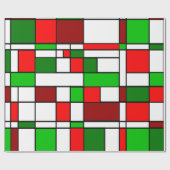 バウハウスクリスマス ラッピングペーパー (フラット)