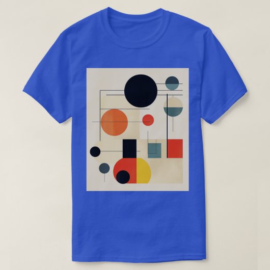 バウハウスグラフィック3 Tシャツ (デザイン正面)