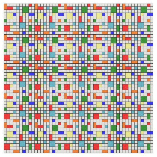 バウハウスグリッド ファブリック (クローズアップ)