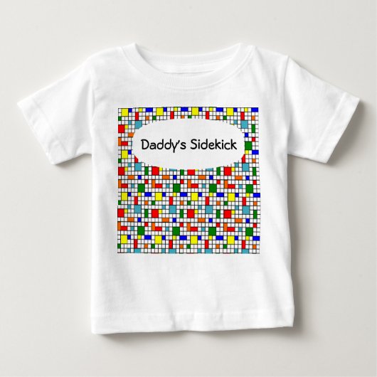 バウハウスグリッド ベビーTシャツ (正面)