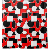 バウハウスコラージュ シャワーカーテン (正面)