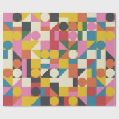 バウハウスコンポジションアートワーク(ヴィンテージパブスト) ラッピングペーパー (フラット)