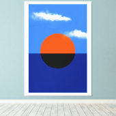 バウハウスサマーホライズン キャンバスプリント (インサイチュ (ウッドフロア))