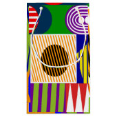 バウハウスシェイプコラージュ スモールペーパーバッグ (裏面)