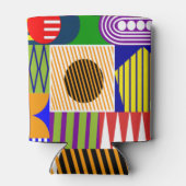 バウハウスシェイプコラージュ 缶クーラー (裏面)