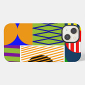 バウハウスシェイプコラージュ iPhoneケース (裏面横)