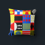 バウハウスシェイプ クッション<br><div class="desc">この装飾用クッションは、原色と形状のバウハウスデザインを持っている。おもしろいはっきりしたと一致するベビー製品を検索。</div>