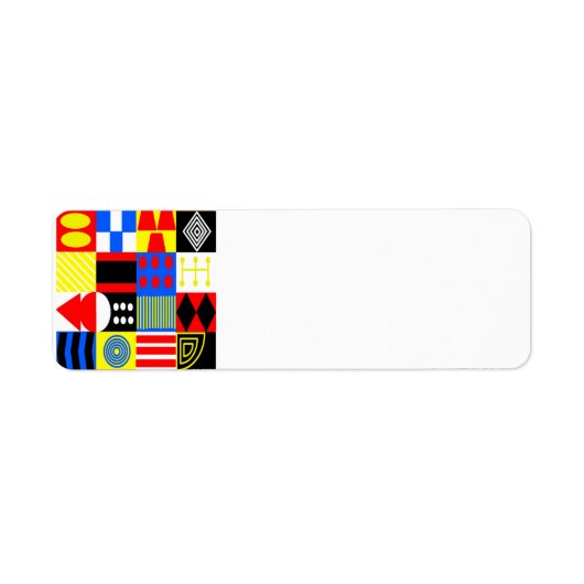 バウハウスシェイプ ラベル (正面)