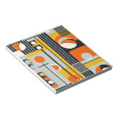 バウハウスジオメトリックデザイン01最適 ノートパッド (アングル)