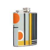 バウハウスジオメトリックデザイン01最適 フラスク (右)