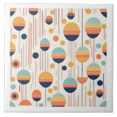 バウハウスジオメトリック抽象芸術パターン#1 ID1068 タイル (正面)