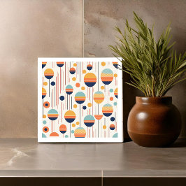 バウハウスジオメトリック抽象芸術パターン#1 ID1068 タイル