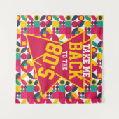 バウハウスジオメトリック タペストリー (正面(横))