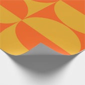 バウハウススクウェアとサークル ラッピングペーパー (角)